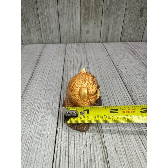 Vtg Harmony Kingdom Pot Bellys "Spanky" Cat Figurine Lil' Mousers 2" Long Gift - Picture 10 of 11